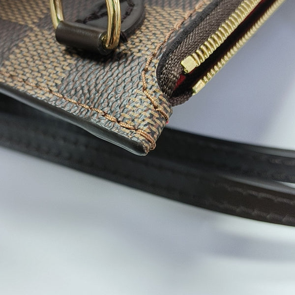 NEVERFULL MM Damier Ebene Coated Canvas Brown
