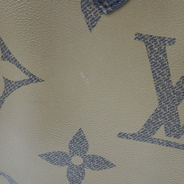 ONTHEGO MM Monogram Coated Canvas Brown