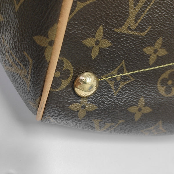 TIVOLI GM Monogram Coated Canvas Brown