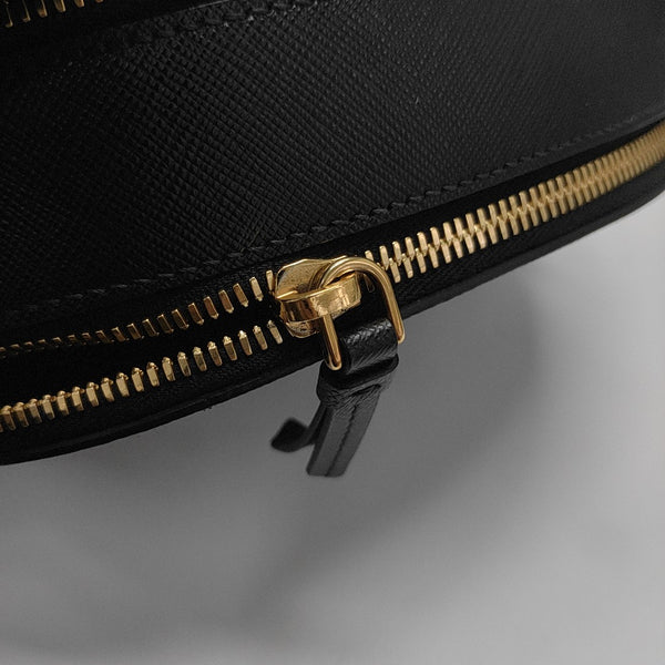 Odette Saffiano Calfskin Black