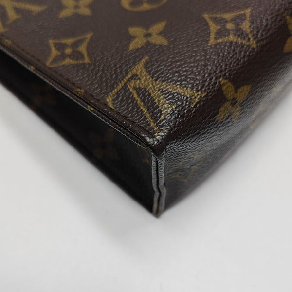 TOILET POCKET 19 Monogram Coated Canvas Brown