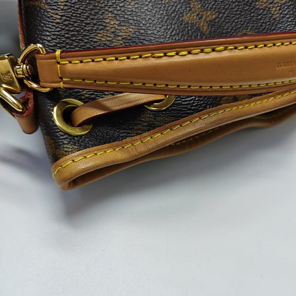 NOÉ Nano Monogram Coated Canvas Brown