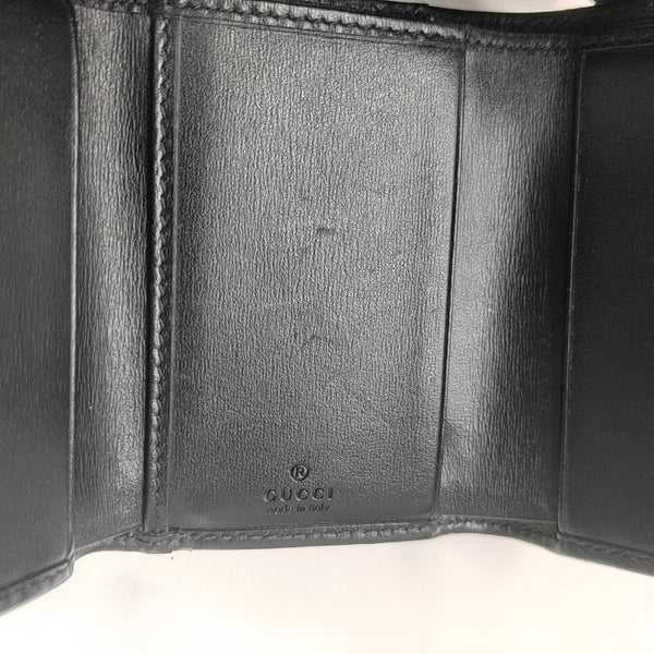 Horsebit 1955 Mini Calfskin Black Wallet