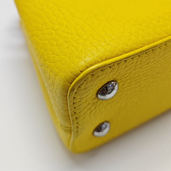 CAPUCINES Mini Calfskin Yellow