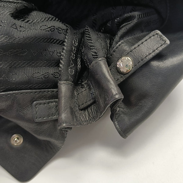 Nylon Shoulder Bag Black