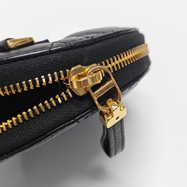 Dior Caro Small Cannage Lambskin Black