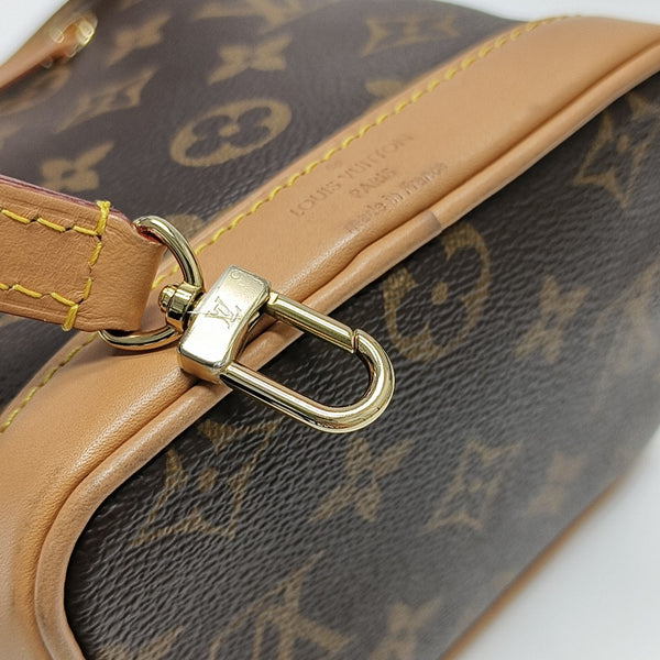 NOÉ Nano Monogram Coated Canvas Brown