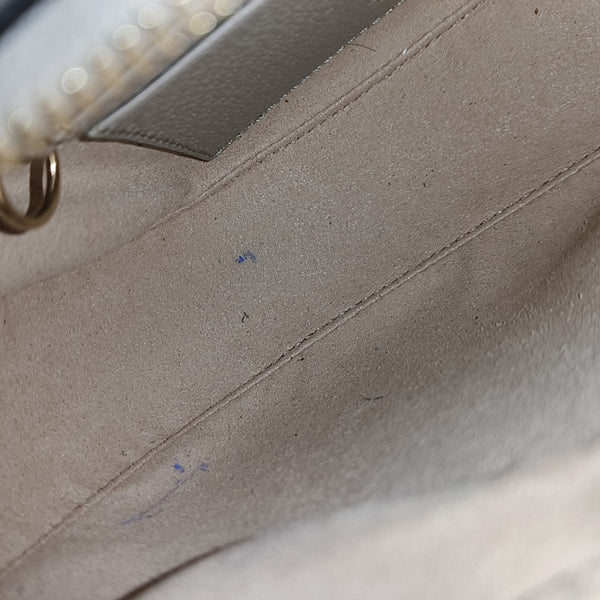 Monogram Coated Canvas Shoulder Bag Beige