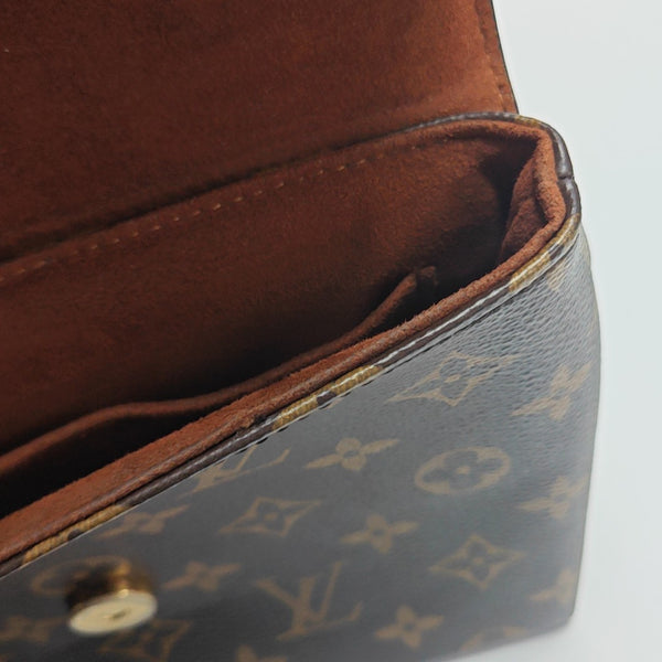 LOCKY BB Monogram Coated Canvas Brown