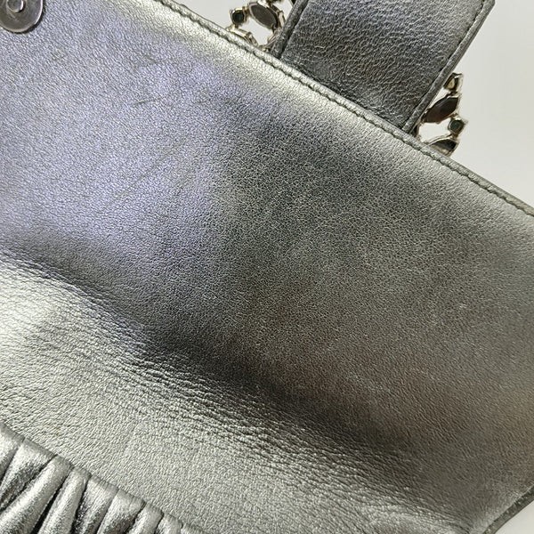 Matelassé Quilted Lambskin Silver