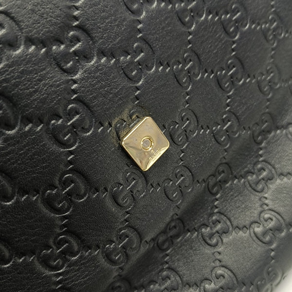 Ligne Shima Monogram Calfskin Black