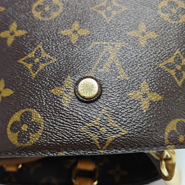 MONTAIGNE Monogram Coated Canvas Brown