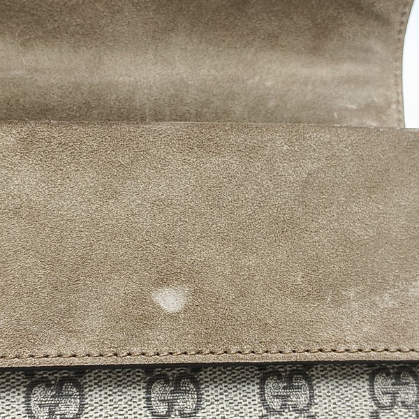 Dionysus Mini Monogram Coated Canvas Beige