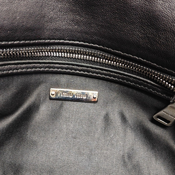 Crystal Quilted Lambskin Black