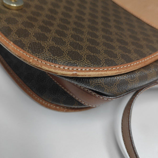 MACADAM CLUTCHES Coated Canvas Brown