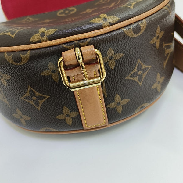TAMBOURINE Monogram Coated Canvas Brown