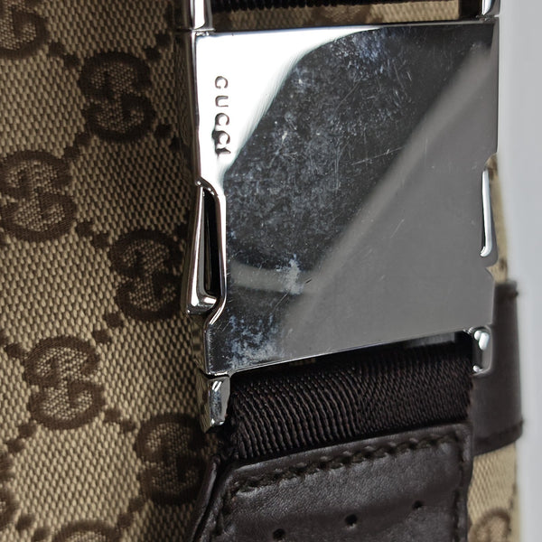 Monogram Calfskin Belt Bag Brown