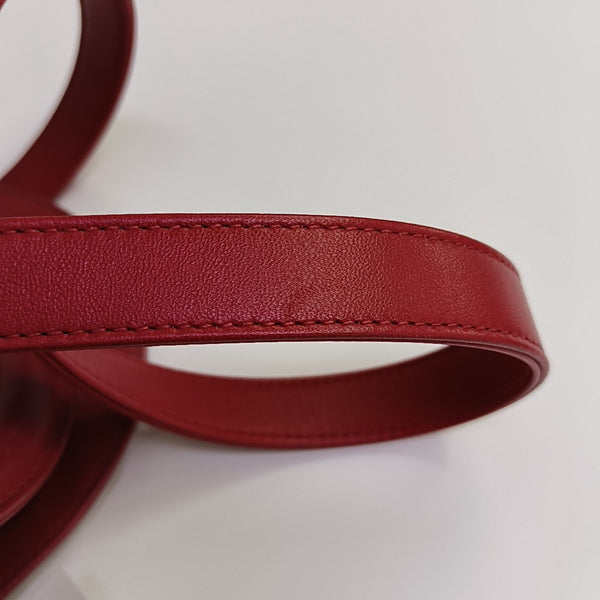 Lady Dior Medium Cannage Lambskin Red
