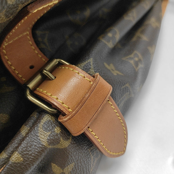 SAUMUR Monogram Coated Canvas Brown