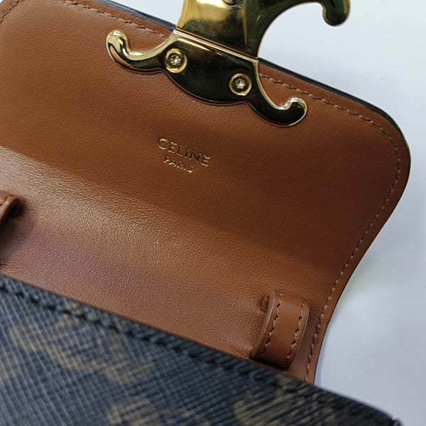 TRIOMPHE Mini Coated Canvas Black