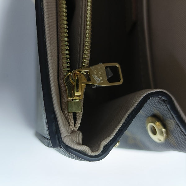 CLUNY 20 Monogram Coated Canvas Brown