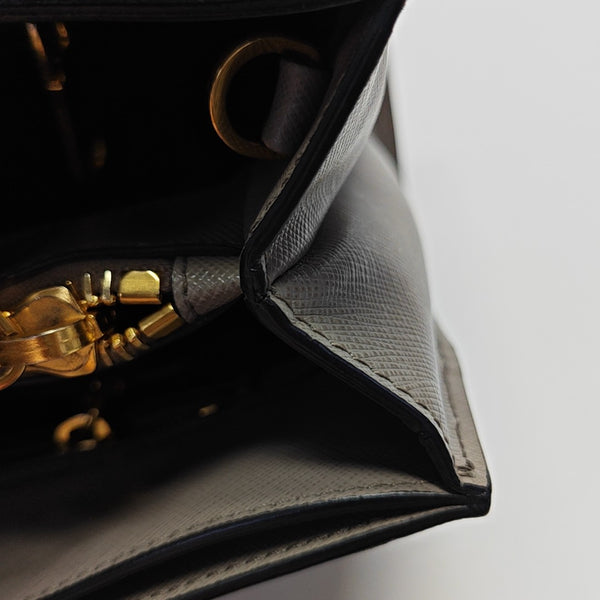 Esplanade Saffiano Calfskin Gray