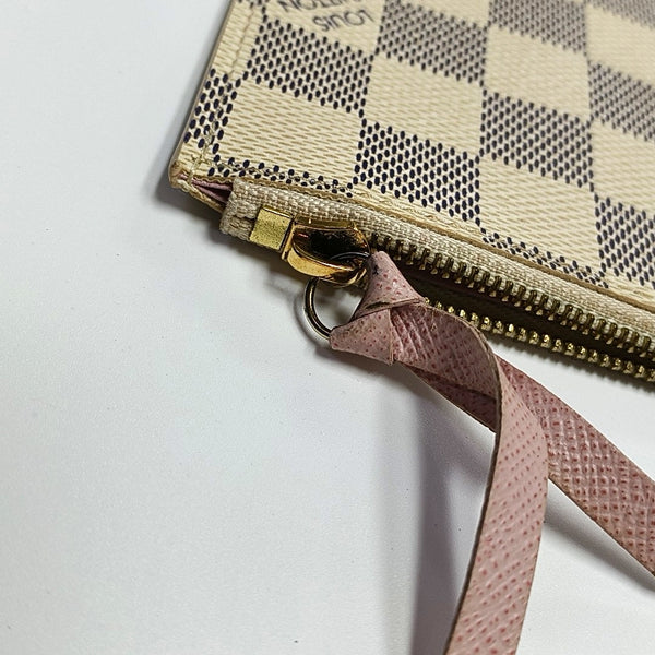 FÉLICIE Damier Azur Coated Canvas White