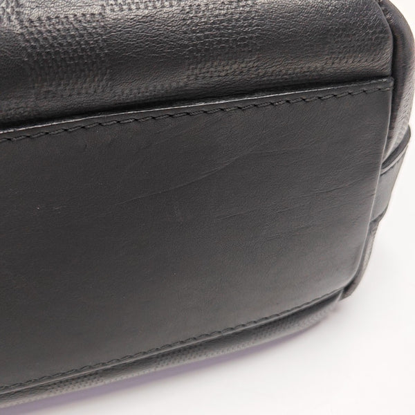CALYPSO Damier Graphite Calfskin Black