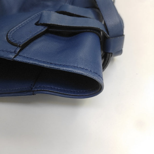 Calfskin Tote Bag Blue