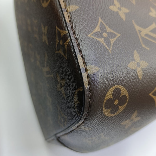 NÉONOÉ MM Monogram Coated Canvas Brown