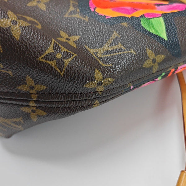 NEVERFULL MM Monogram Coated Canvas Brown