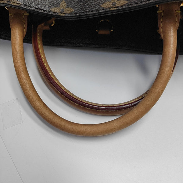 MONTAIGNE Monogram Coated Canvas Brown