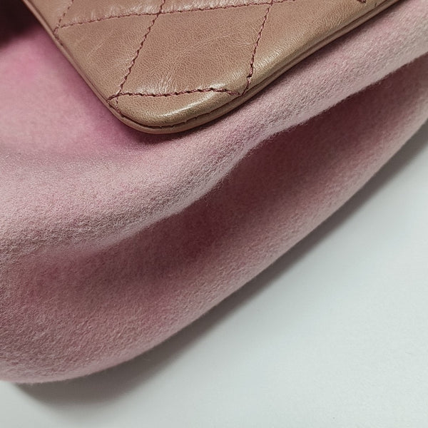 CLASSIC FLAP Medium Quilted Calfskin Pink