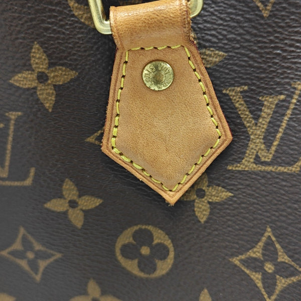SPEEDY 25 Monogram Coated Canvas Brown