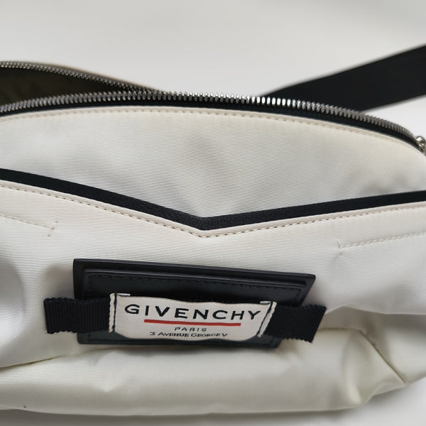 Fabric Belt Bag White