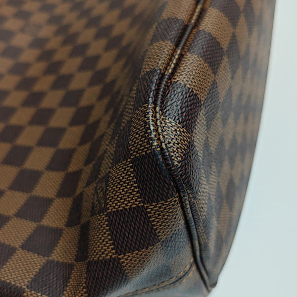 NEVERFULL MM Damier Ebene Coated Canvas Brown