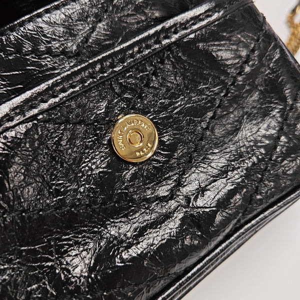 NIKI Mini Quilted Calfskin Black