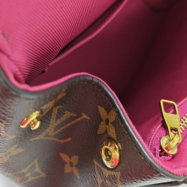 CLUNY PM Monogram Coated Canvas Brown