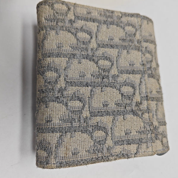 Saddle Mini Oblique Canvas Beige Card Holder