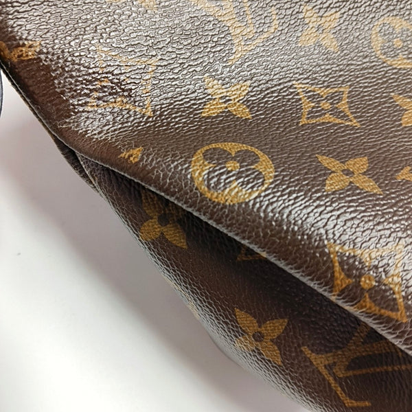 Authenticated pre-owned PALLAS Monogram Coated Canvas Brown - Clutch at Looply