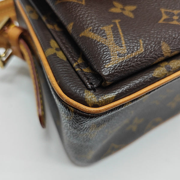 VIVA CITE Monogram Coated Canvas Brown