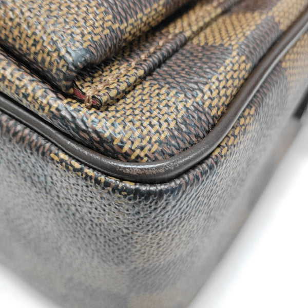 RAVELLO GM Damier Ebene Coated Canvas Brown
