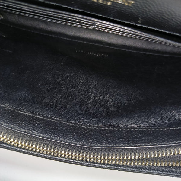 MONOGRAM Medium Chevron Calfskin Black
