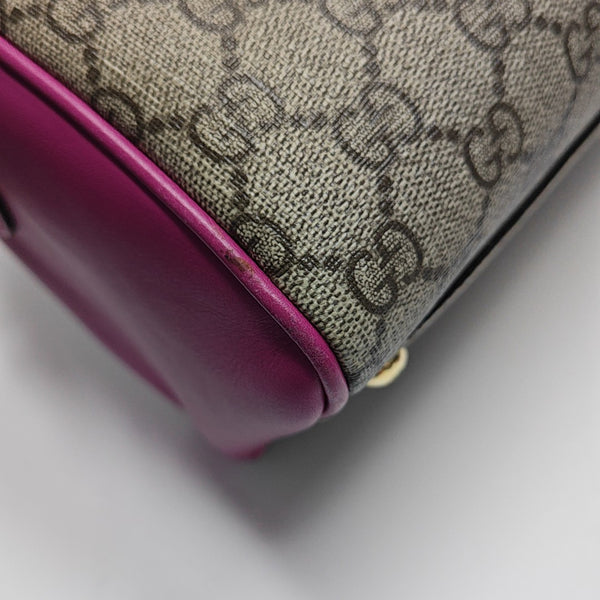 GG Blooms Monogram Coated Canvas Beige