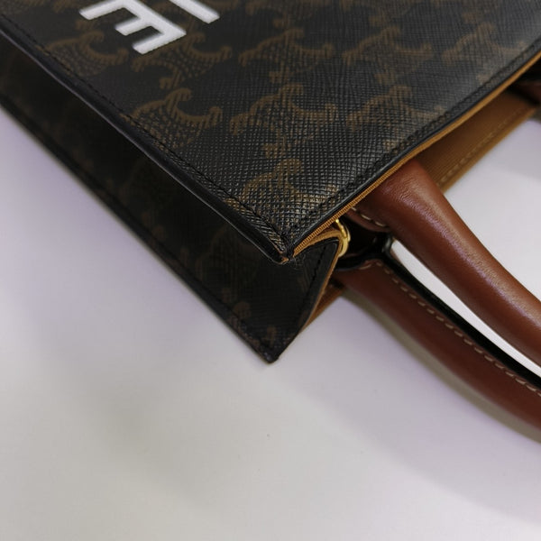 CABAS CELINE Mini Coated Canvas Brown