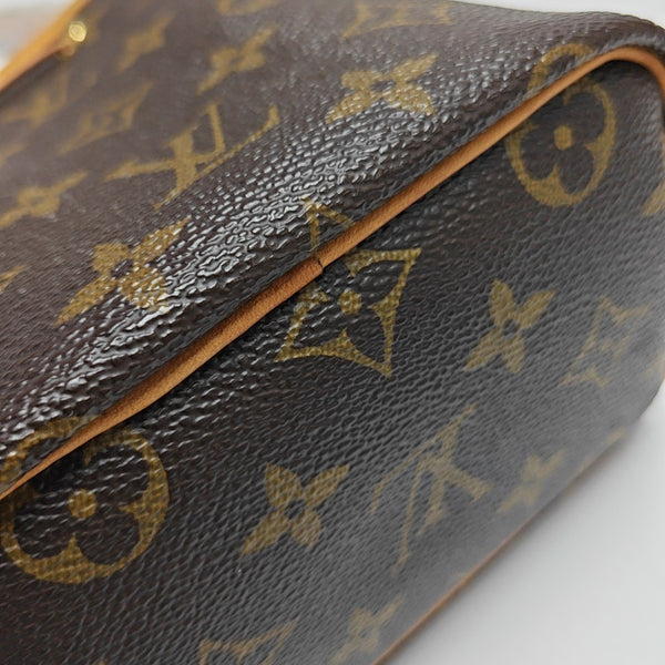 NÉONOÉ Nano Monogram Coated Canvas Brown