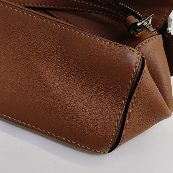 Puzzle Mini Calfskin Brown
