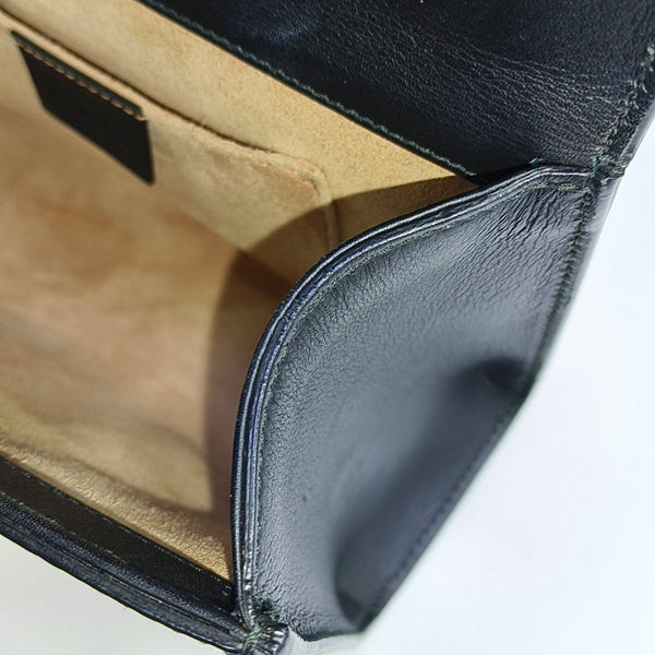 Authenticated pre-owned Padlock Small Calfskin Black - Crossbody Bag at Looply