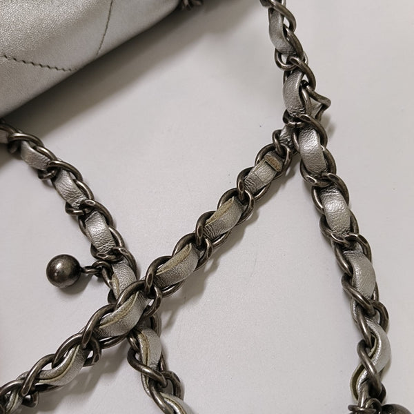 Quilted Calfskin Silver