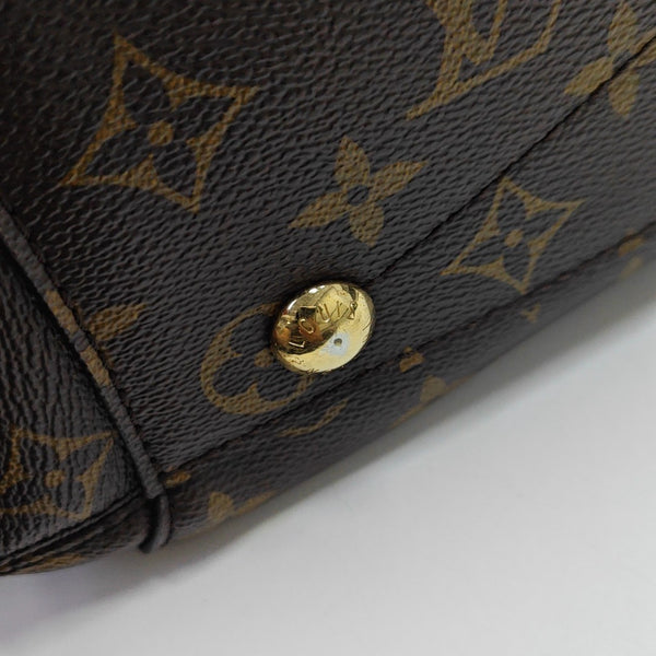 MONTAIGNE Monogram Coated Canvas Brown